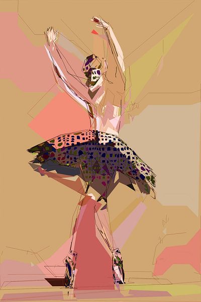 Abstract ballerina