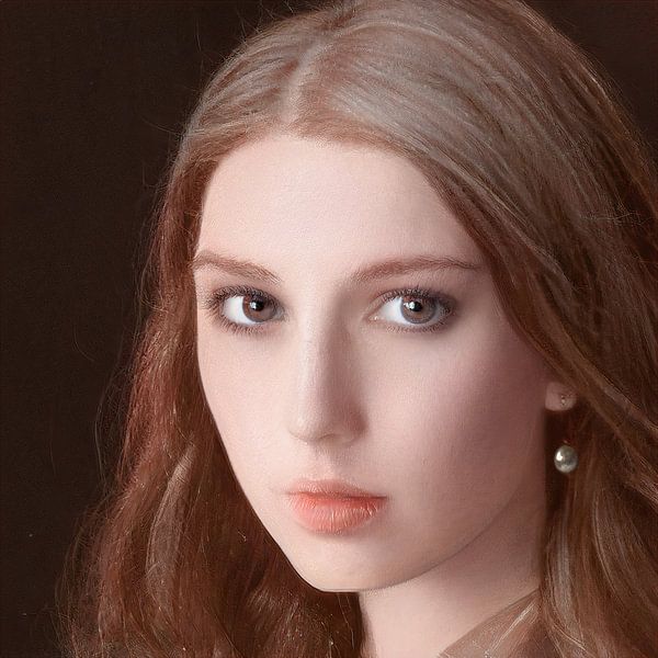 Photo of the girl with the pearl earring