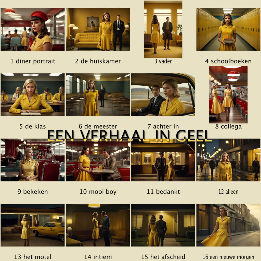 A story in Yellow as a tribute to Erwin Olaf.