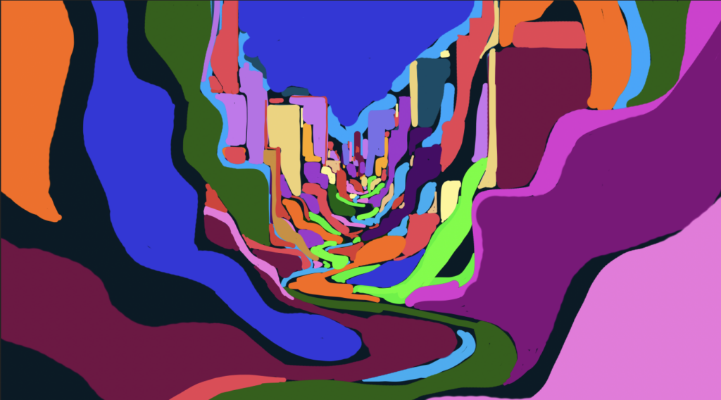 The handmade Colour Map I used