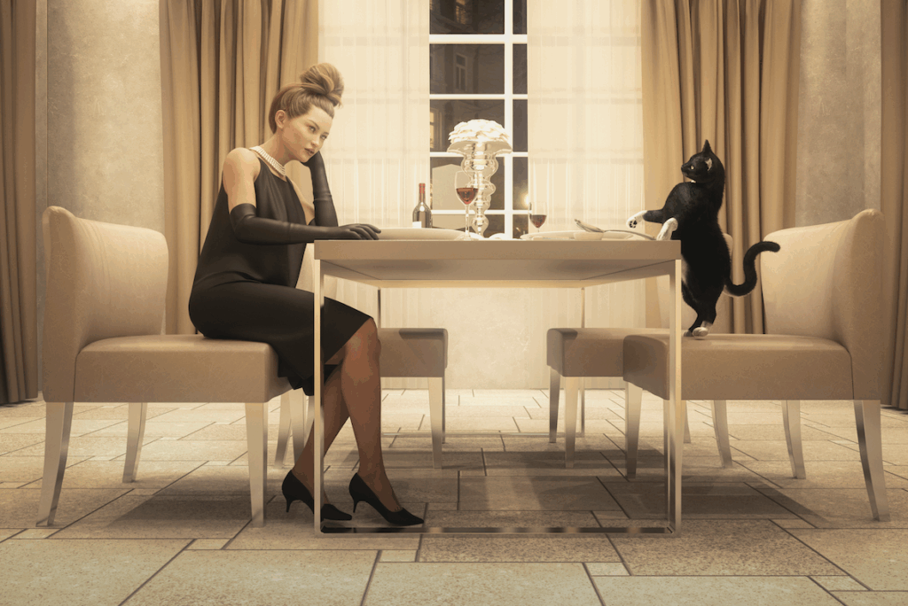 Dining Alone Together the basic Render