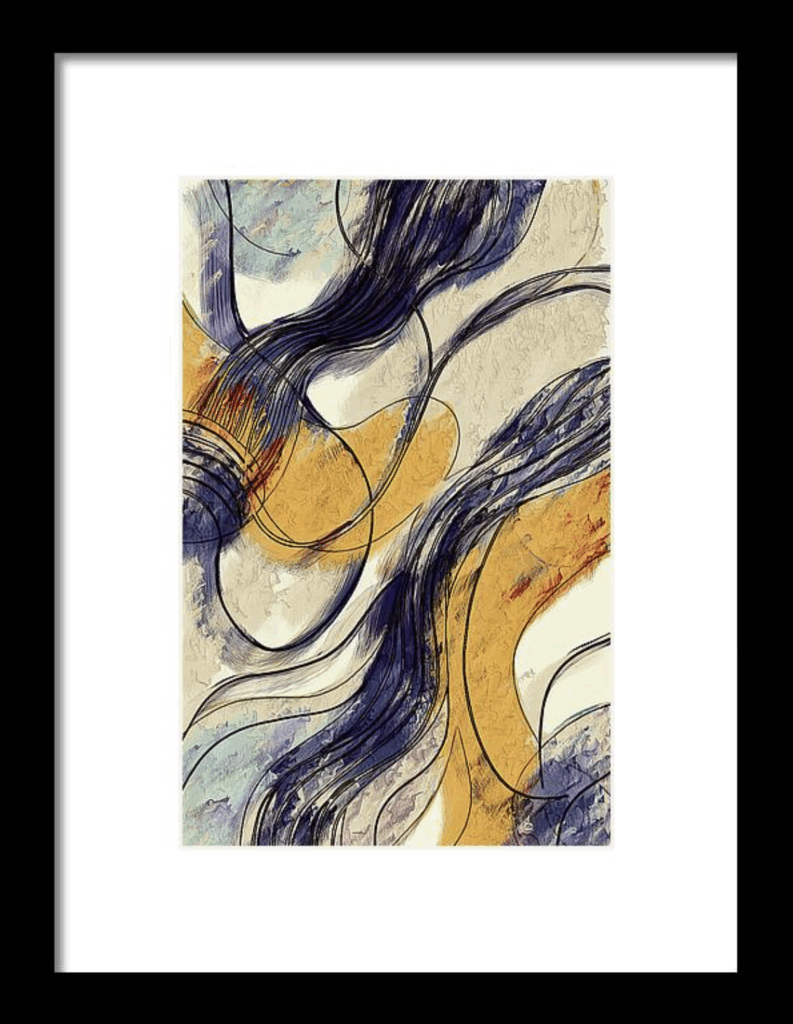 Abstract Generative Art with Organic Waves in Bold Colors