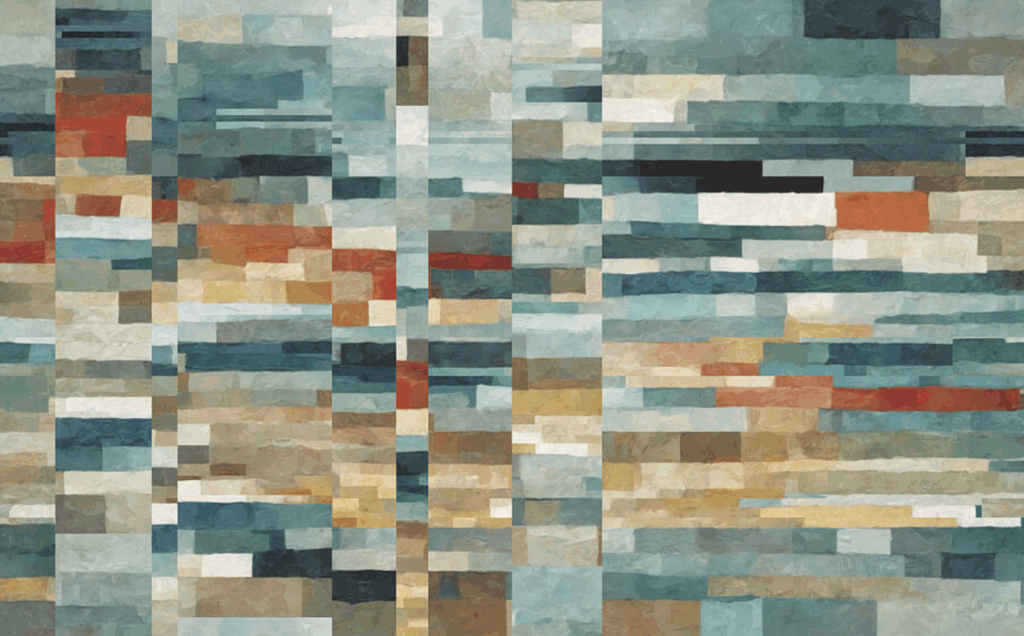 Abstract Landscape Layers with Texture