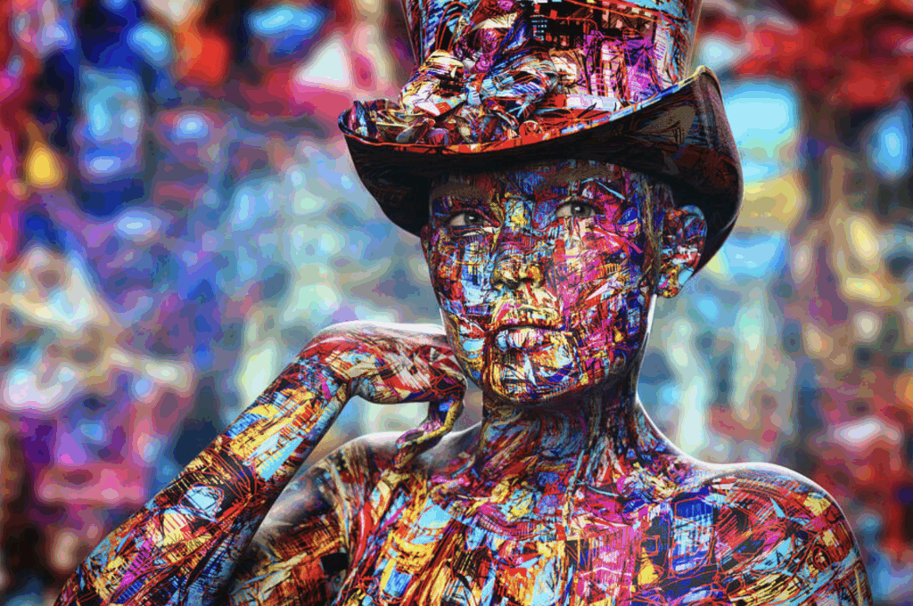 CALISTA — Pop Art Explosion of Color. The actual title is CAL!STA.