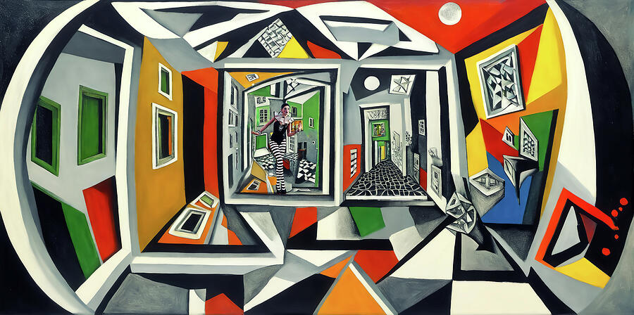 Pierette Dancing with Escher by Arjen Roos