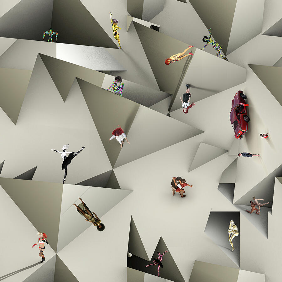 Escher in the Populated Remix by Arjen Roos