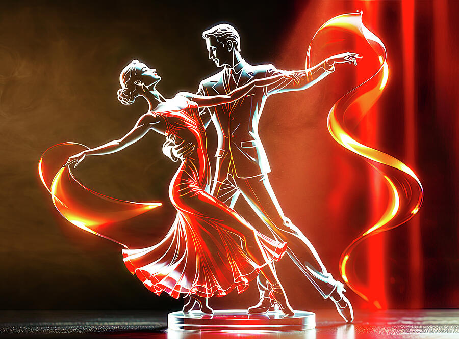Glass Tango Dance of Light by Arjen Roos