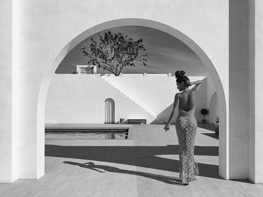 Mediterranean Elegance in Black and White by Arjen Roos